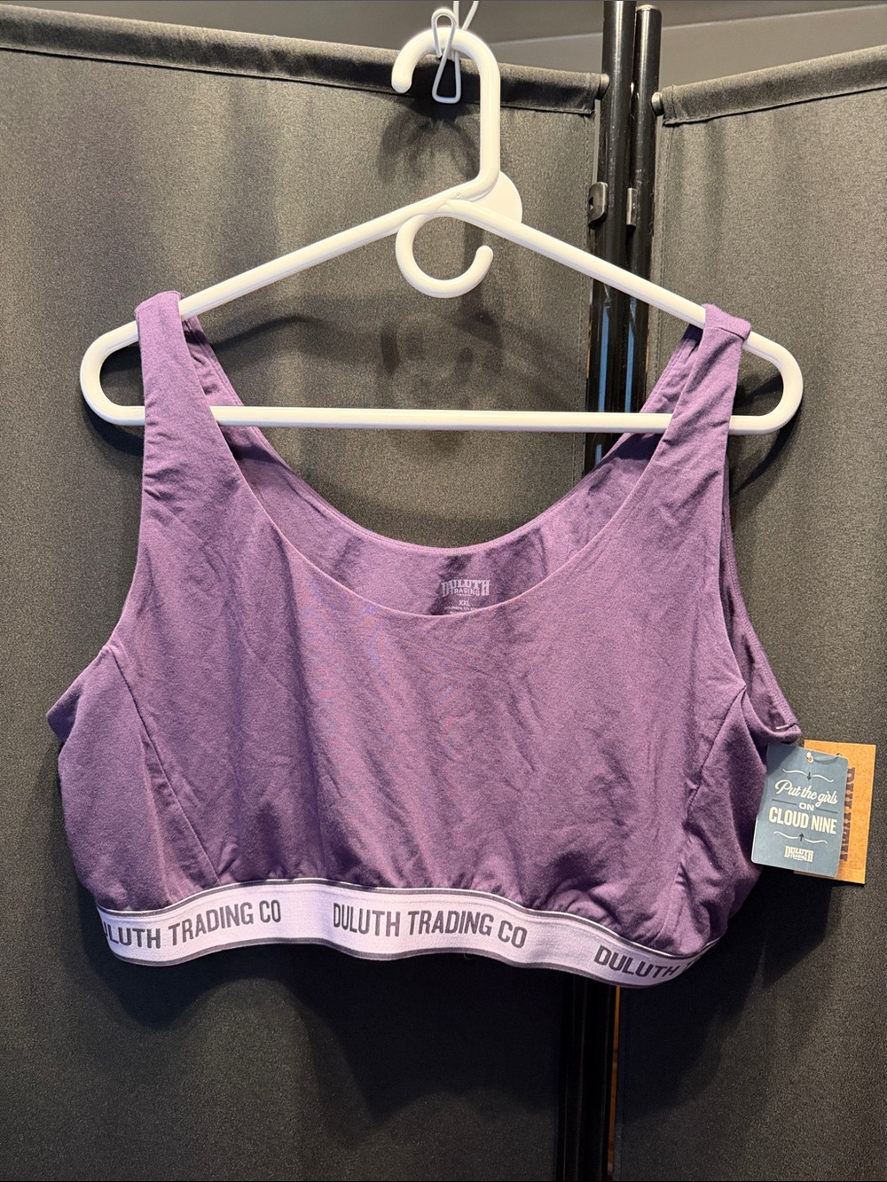 NWT Duluth Trading Co Lavender Women’s Dang Soft Bralette